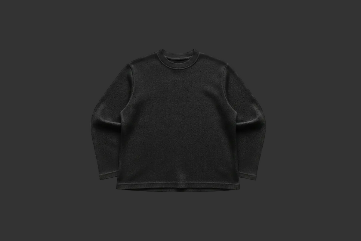 waffle knit tee mobile image 1