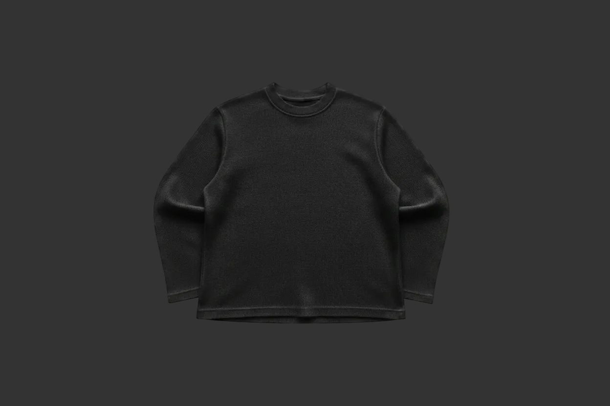 waffle knit tee image 1