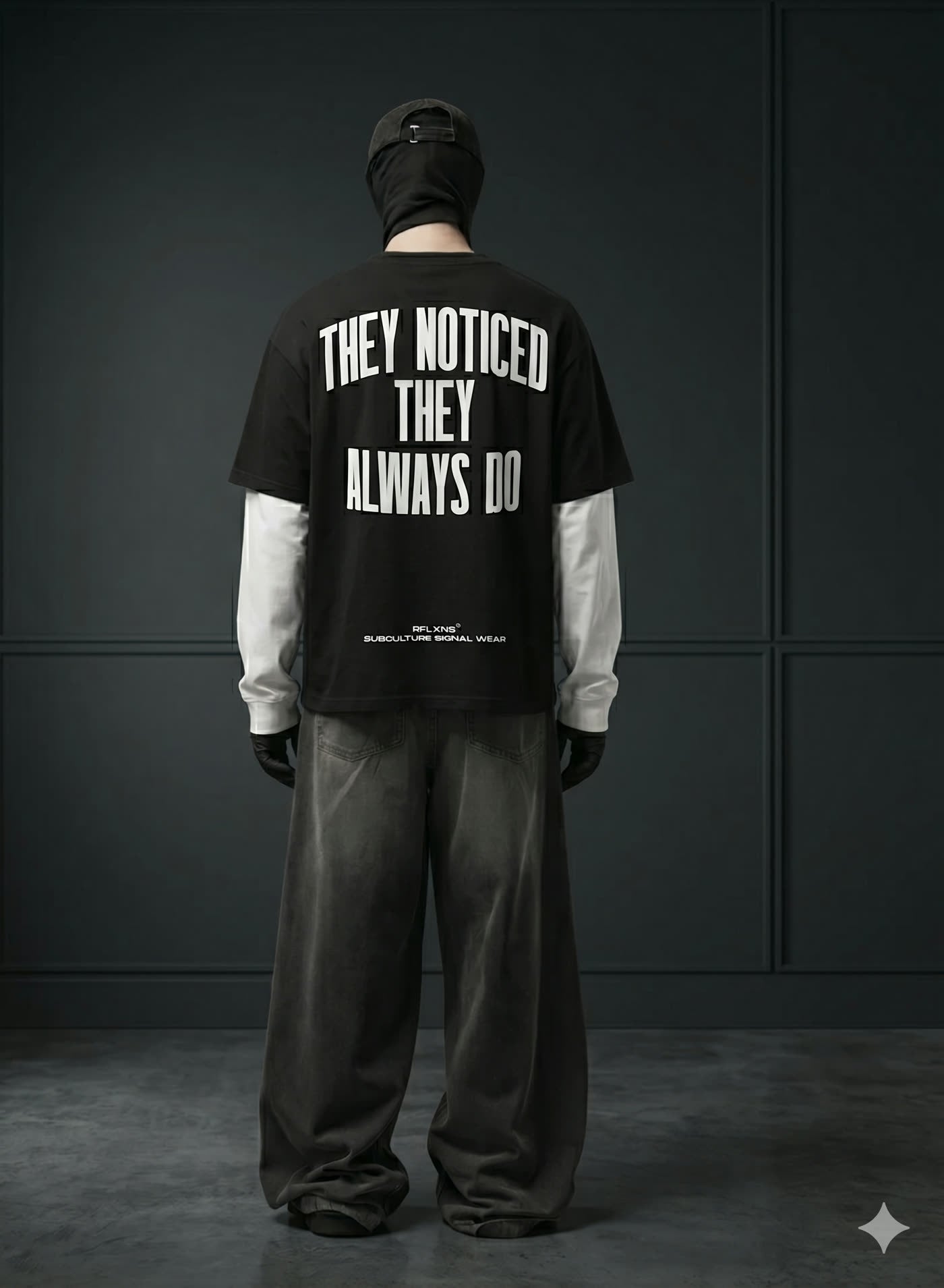 double sleeve tee editorial back view